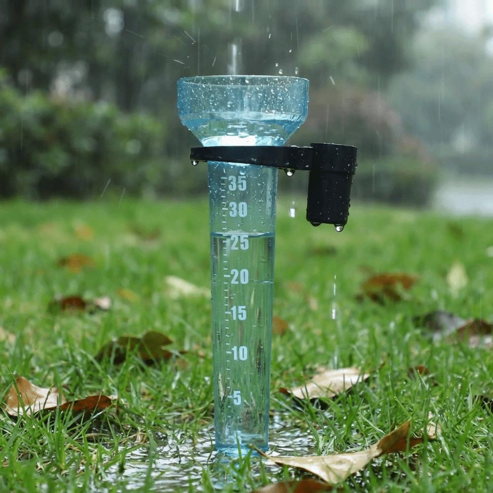 Portable Gardening Rainwater Meter Plastic Rain Measurement Tool Collect Rainwater