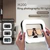 Handheld Ring LED Rechargeable Fill Light Portable Mobile Phone Live Broadcast Photography Desktop Selfie Light