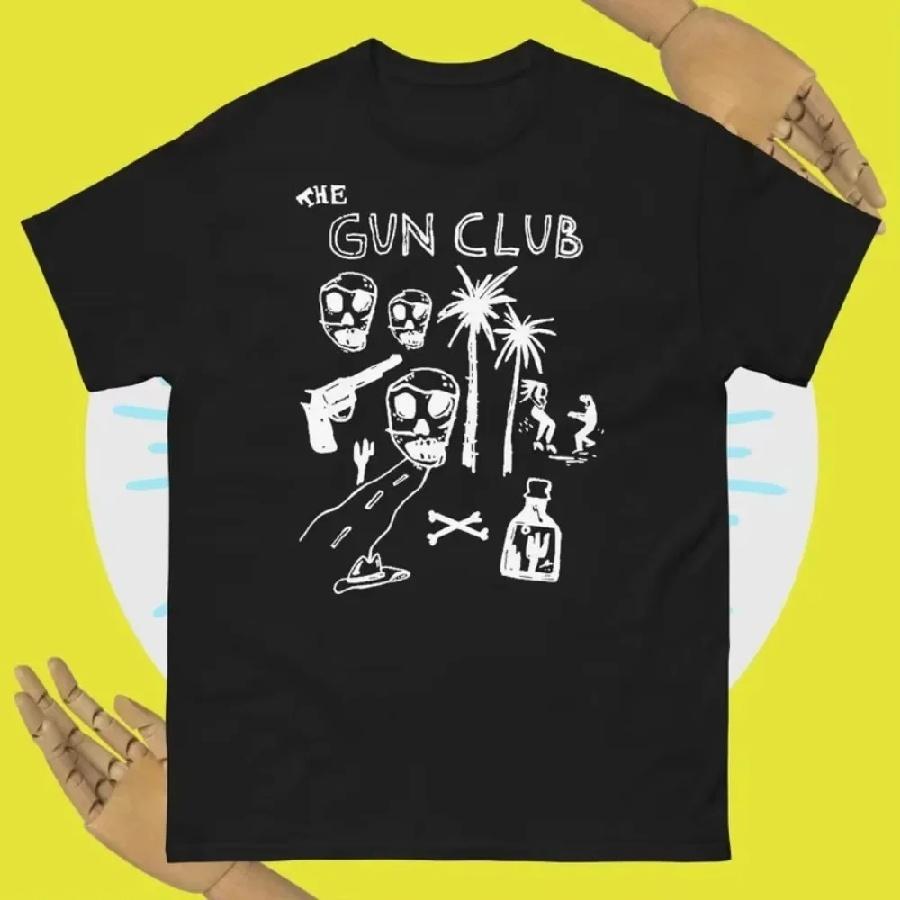 Unisex T-shirt The Gun Club T Shirt Post Punk Band T-Shirt The Gun Club Unisex Men Women Summer T-Shirt Birthday Gift