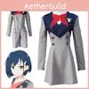 Hochwertiges Darling In The Franxx Hiro Ichigo Uniform Cosplay Kostümset