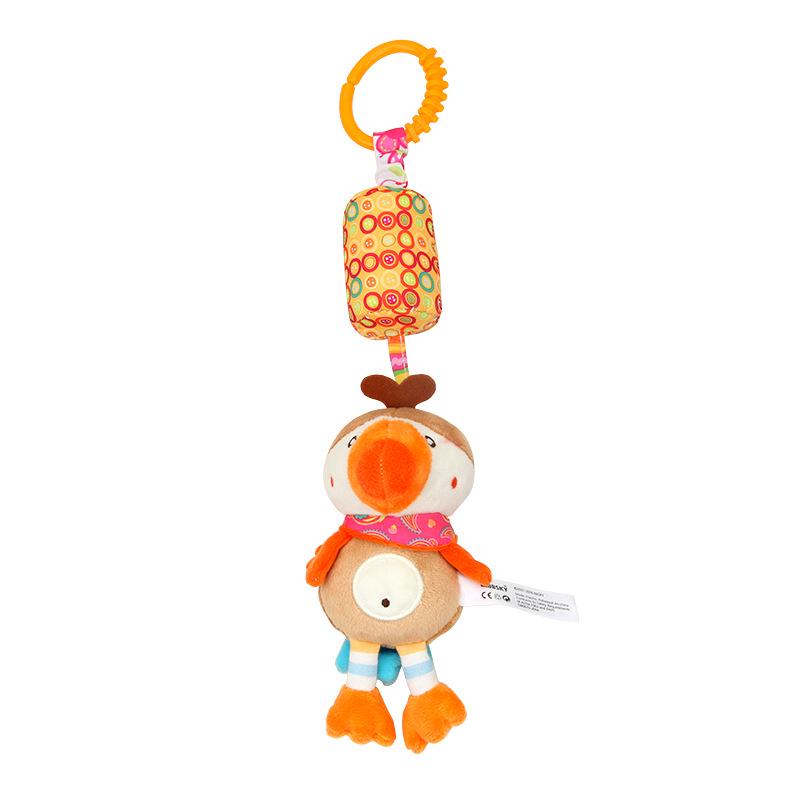 Baby Animal Wind Chime: Rabbit, Bee, Bird, Owl, Dog Stroller & Crib Pendant