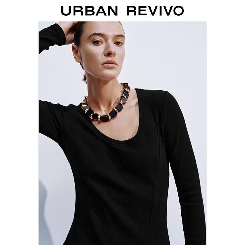 UR Women's Slim-Fit Short-Length Long-Sleeve T-Shirt