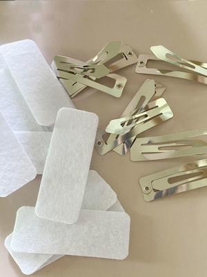 DIY Non-Woven Fabric Jewelry Clips: 5-6cm Square, Teardrop, Oval.