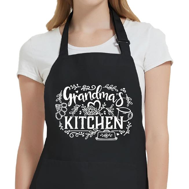 Funny Aprons for Women with Pockets, Kitchen Aprons for Cooking Baking, Gifts for Mom Teacher Mothers Day Birthday Grandma Apron