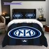 Inter Milan Emblem Background Bedding (1 * Duvet Cover + 2 * Pillowcase, Without Core) Duvet Cover and Pillowcase Bedding Set Christmas Birthday Gift