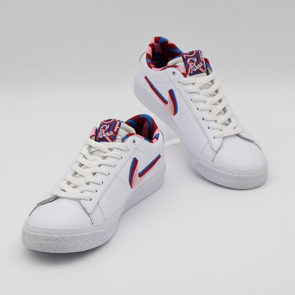 CN4507-100 Parra Nike SB Blazer Low White Red Pink (Men's)
