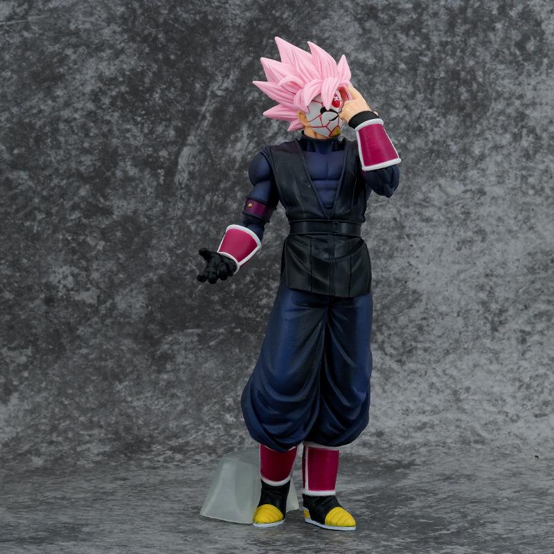 Animation Dragon Ball surrounding Saiyan, pink mask Wukong figure, Sun Wukong third mission statue ornament