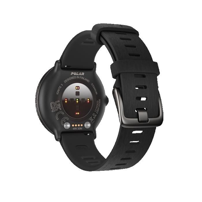 Polar ignite 3 titanium noir montre connectée santé et fitness