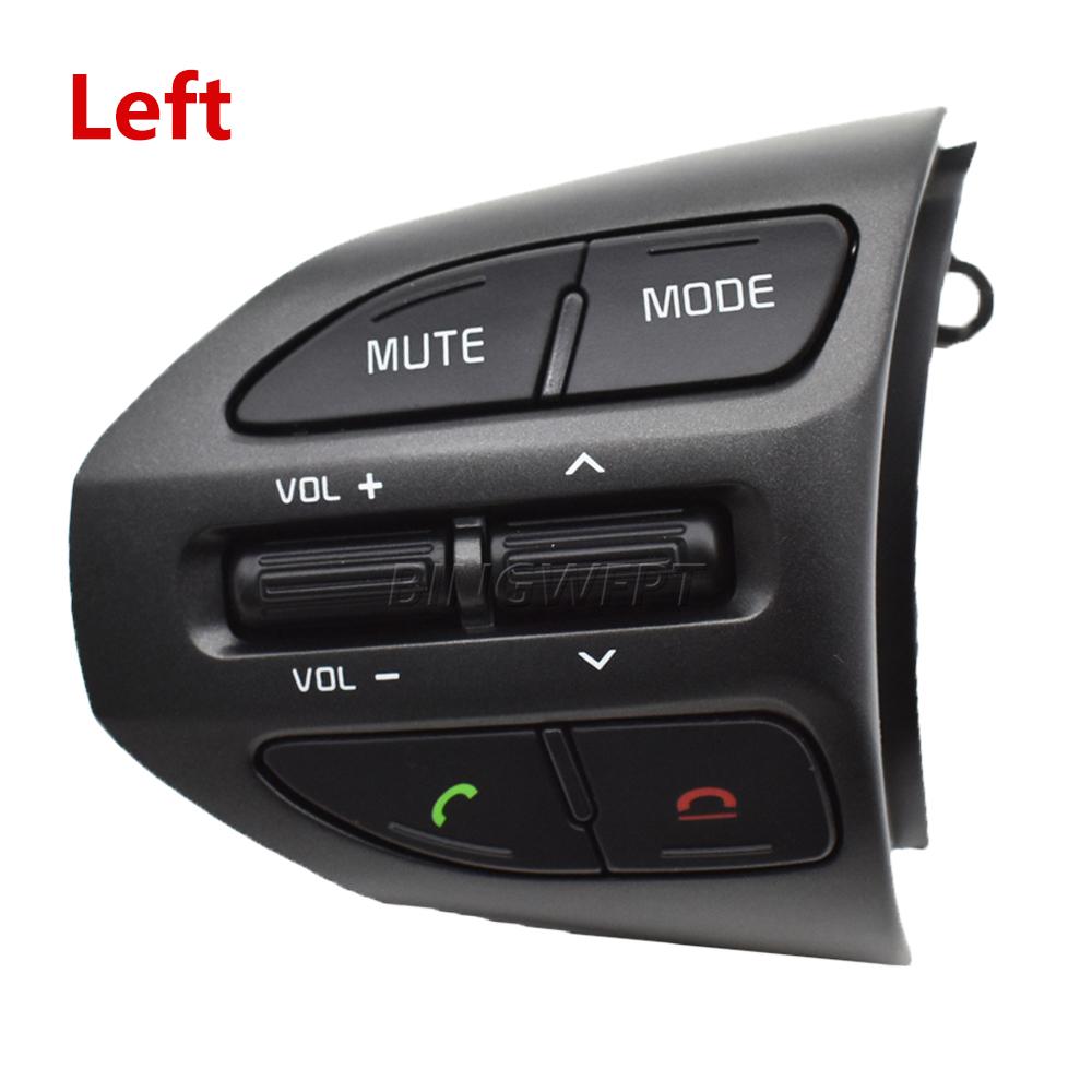 BINGWFPT Car Steering Wheel Audio Cruise Control Buttons For Kia K5 Optima 2014-2015 Wth Backlight Button Switch Left