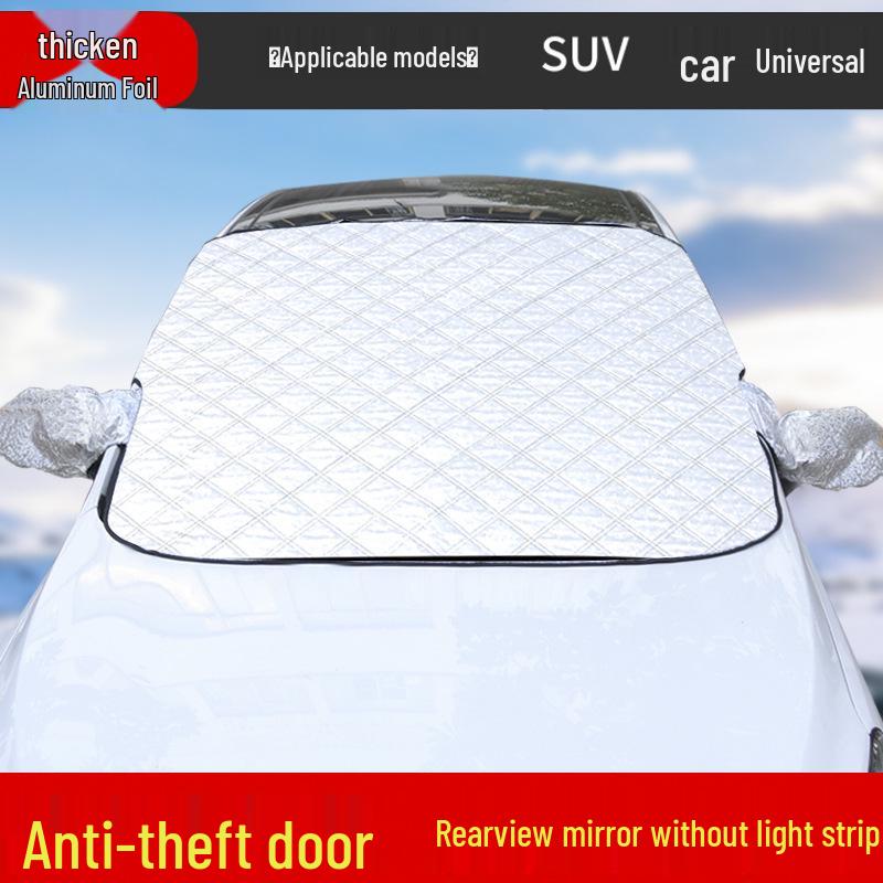 Magnetic Car Sunshade & Snow Cover: Dustproof, Heat Insulation, Sun Protection