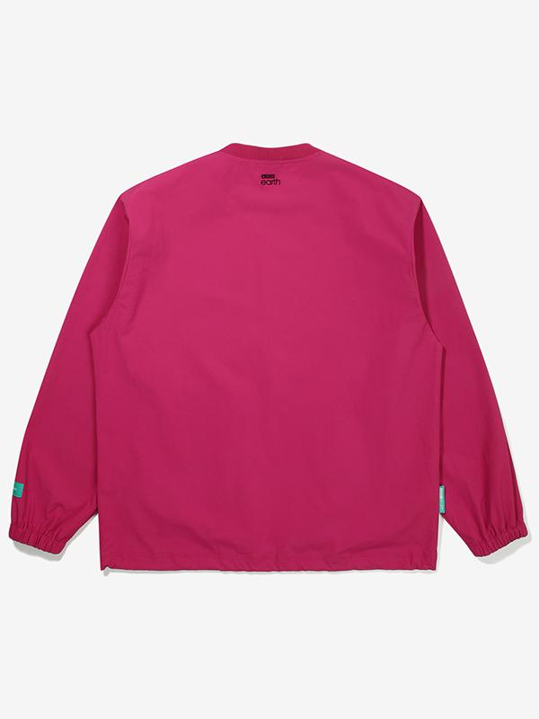 Bbc Earth Ripstop Woven Sweatshirt_Magenta