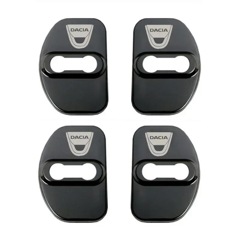 Pour Dacia Bigster Dokker Duster Jogger Lodgy Logan Spring Sandero Couvercles de Serrure de Porte de Voiture Boîtier Protecteur Anti-rouille Autocollants Style