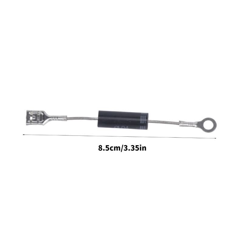 Appliance Repair Microwave Diode Replacement Part with Encapsulated Body for Service Stock, Aging Part Replacement, and Routine Use