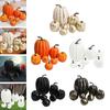 7x Fake Pumpkins Model Small Cute DIY Harvest Decorative Lifelike Fake Foam