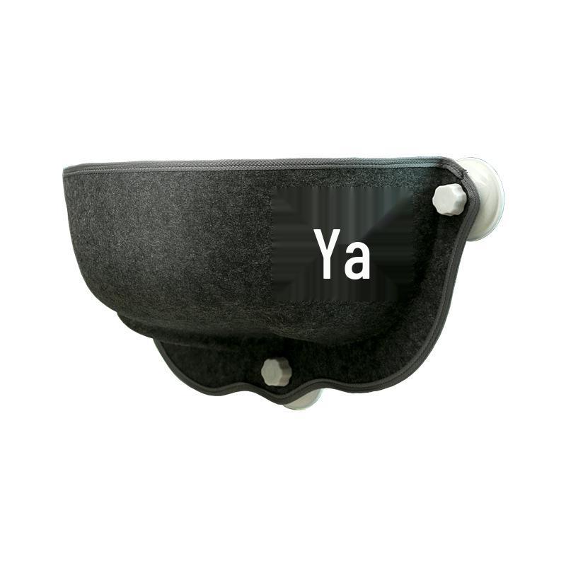 Abnehmbare Saugnapf-Katzenhängematte mit Glas-Mondsichel-Design zum Sonnenbaden