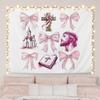 Tapestry Pink Christian Wall Aqyip