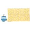 Marushin Disney Winnie the Pooh Honeybee Yellow Blanket with Cute and Made with Mitt Stylish Winter Product 2245036000 Pouch, Fluffy, Fabric, Warmer,