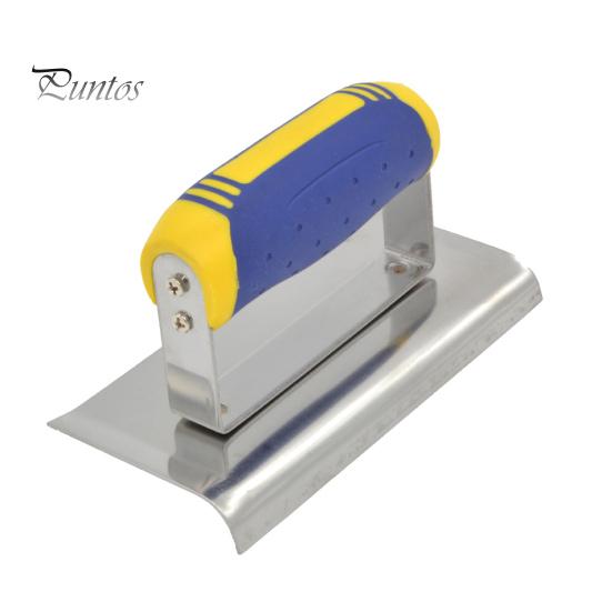 Stainless Steel Concrete Hand Edger with Ergonomic Non-Slip Handle Multipurpose Hand Edger Concrete Finishing Hand Tool