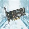 Fast Speed PCIe To 2 Port Two M.2 NVME M Key Converters Card PCBs Technology for Stable Data Transfer