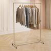 Mobile Clothes Rack with Wheels, Free Standing Garment Rack with Capacity 100lbs, Home Rolling Coat Rack for Closet Organization