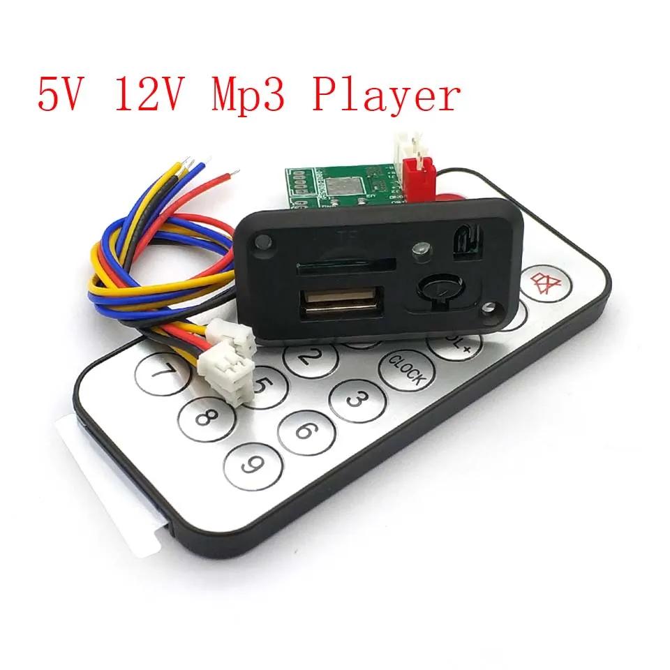 Mini 12V MP3 Audio Decoder Board Verlustfreie Dekodierung MP3 Player Stereo Zweikanal Audioausgang Unterstützt TF Karte U Disk