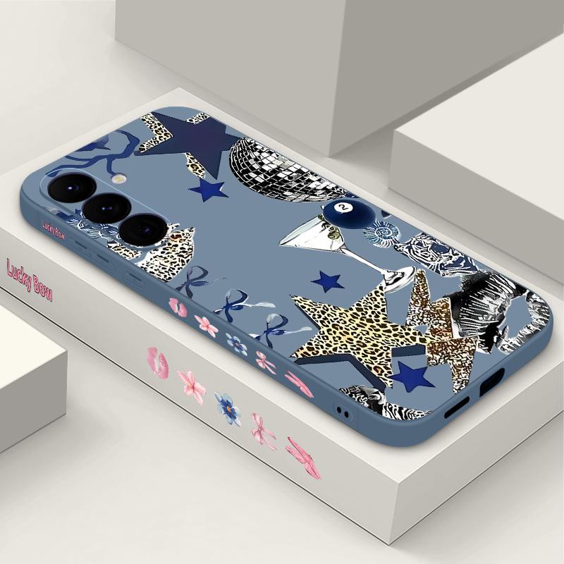 

Leopard Star Disco Ball Case For Samsung Galaxy A57 A37 A17 A56 A36 A26 A16 A55 A35 A25 A15 A54 5G S21 FE S22 S23 S24 Plus S25 Edge S26 Ultra Cover Samsung A53 5G