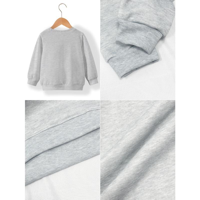 Kids Sweatshirt Daisy Print Sweatshirt - Long Sleeve Round Neck Winter , Casual & Playwear, Soft (Hand Wash) - Autumn Clothing
