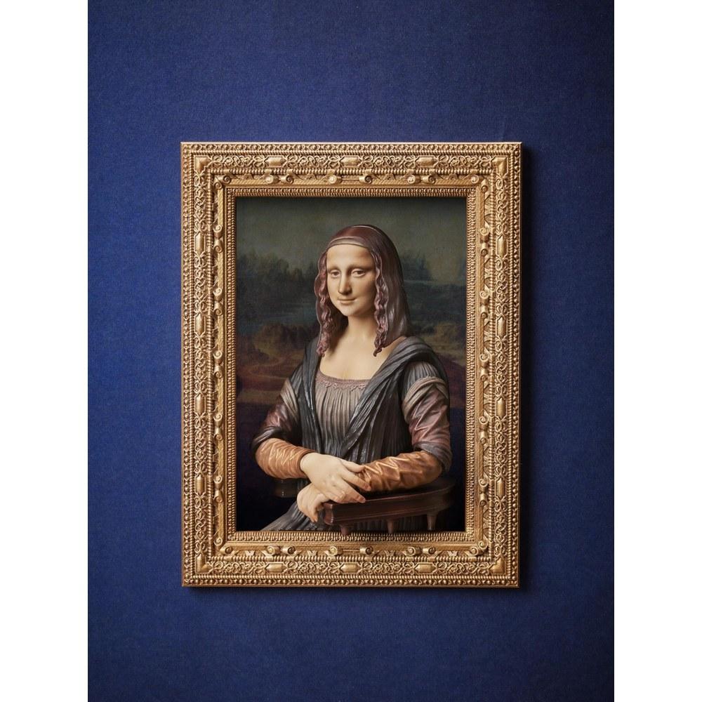 Freeing Leonardo Da Vinci Mona Lisa PVC ABS Movable Figure Non-Scale Painted