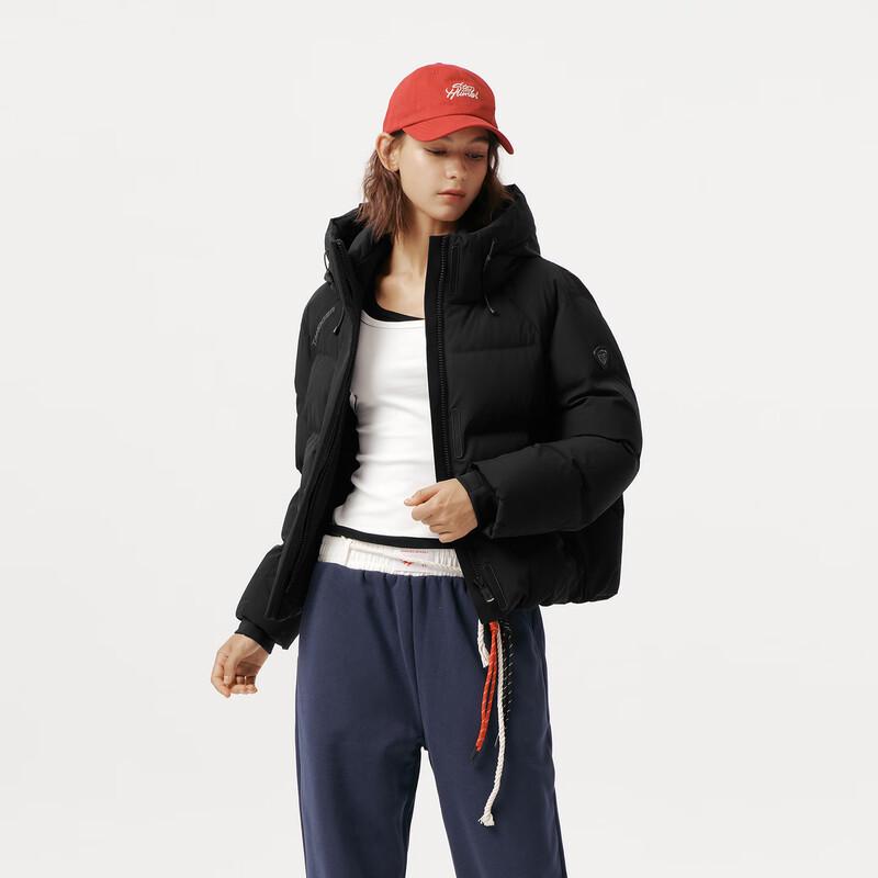 Tanboer Women's Hooded Goose Down Short Puffer Jacket TB5550302Z