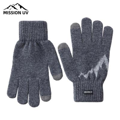MISSION Women's UV Knit Wool Fingerless Gloves MUS094