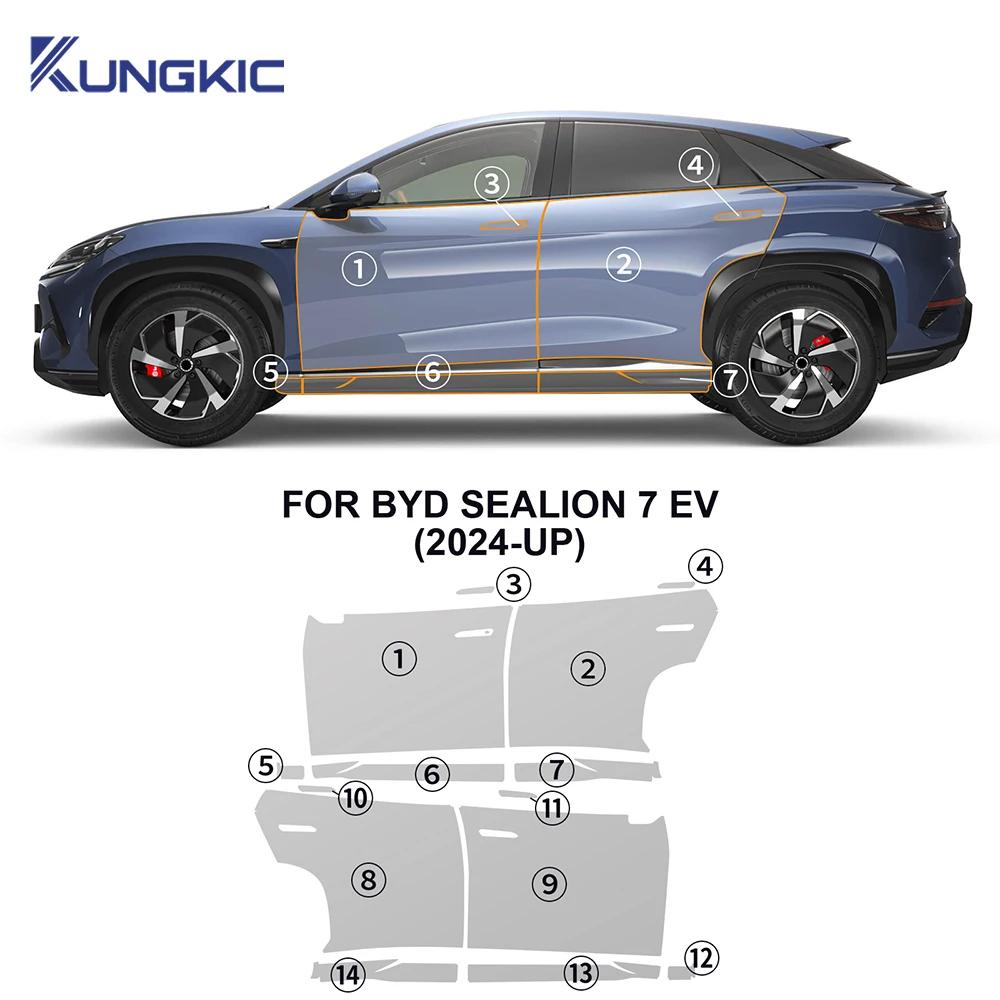 Paint Protective Foil for BYD Sealion 7 EV 2024 2025 TPU Pre-Cut Anti-Scratch Body Kit doors / for Sealion 7 EV