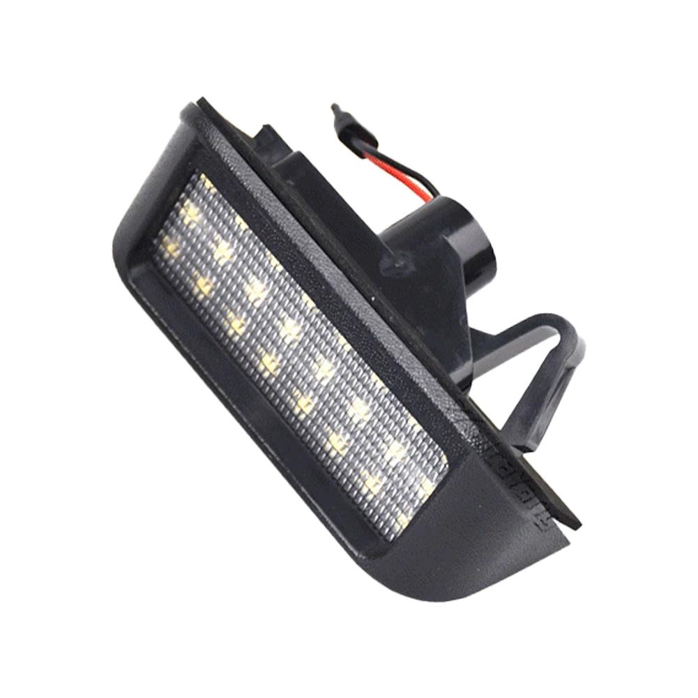 2Pcs Canbus LED Number License Plate Lights Lamps for Peugeot Expert Partner Rifter Citroen Berlingo Jumpy Fiat Scudo Toyota