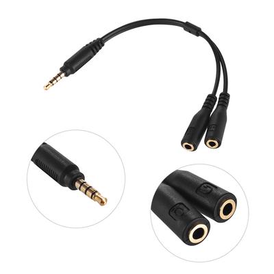 3.5mm Microphone Adapter Cable Audio Stereo Mic Converter Cord