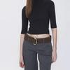 Spice Girl Suede Wide Belt Waist Strap, Retro Western Style, Metal Buckle Belt Pants Accessory