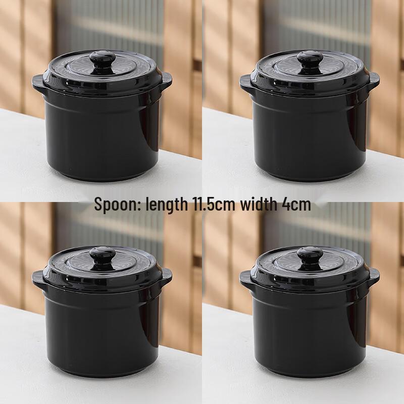 Керамические горшки LISM с двойной крышкой (4-Pack)