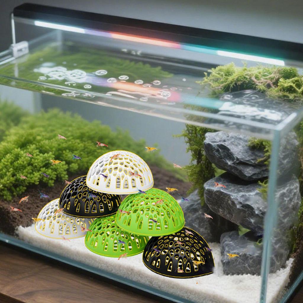 2Pcs/set Shrimp Tunnel Fish Tank Cave Hollow Shrimp Breeding Shelter Fish Tank Breeding Supplies For Small Aquatic