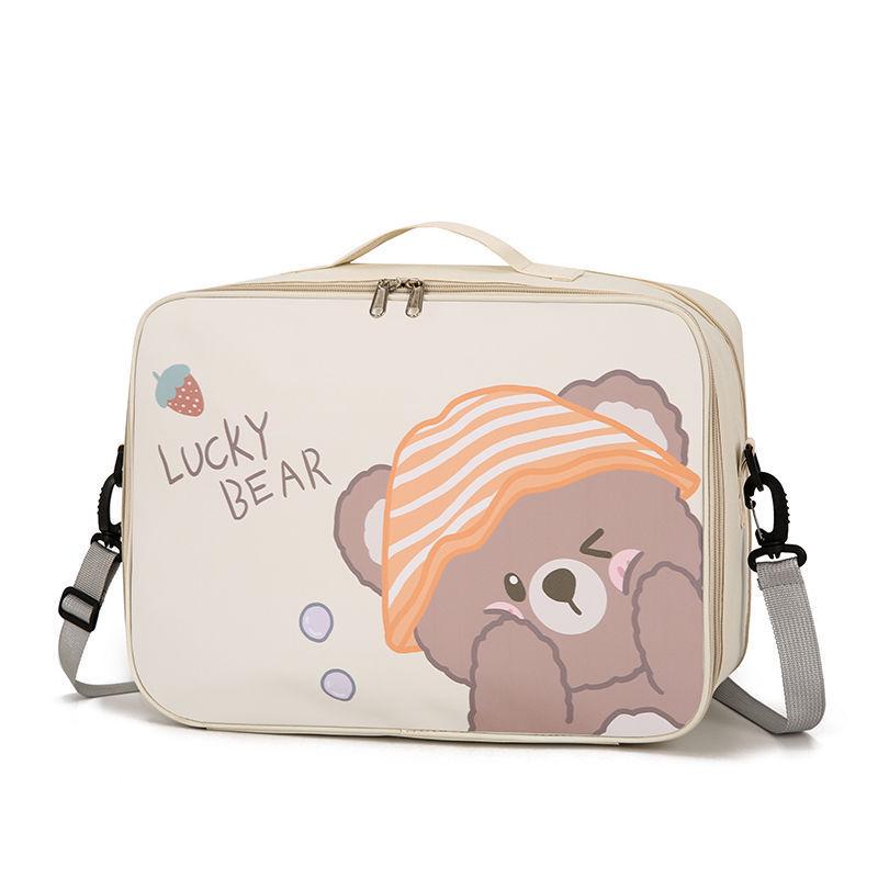 

Багатофункціональна сумка-дафл для зберігання та подорожей з кріпленням для ручки візка Basic 38*14*28cm