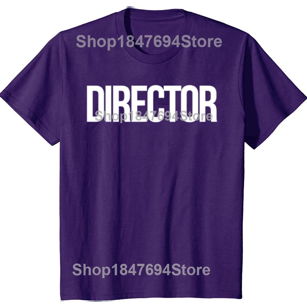 Funny Vintage Director Filmmaker Film Crew Graphic T-shirt Men Women Hip Hop Oversized T Shirt 100% Cotton Comfort T-shirts