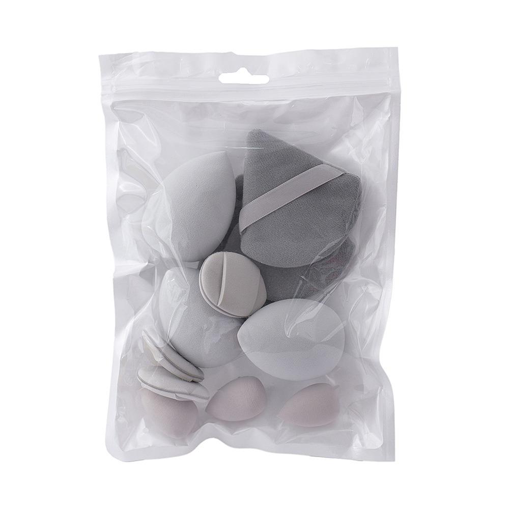 12pcs Soft All-Purpose Makeup Sponge Set Dry Wet Dual Use 4Types Beauty Egg Beauty Tools Cosmetic Puff