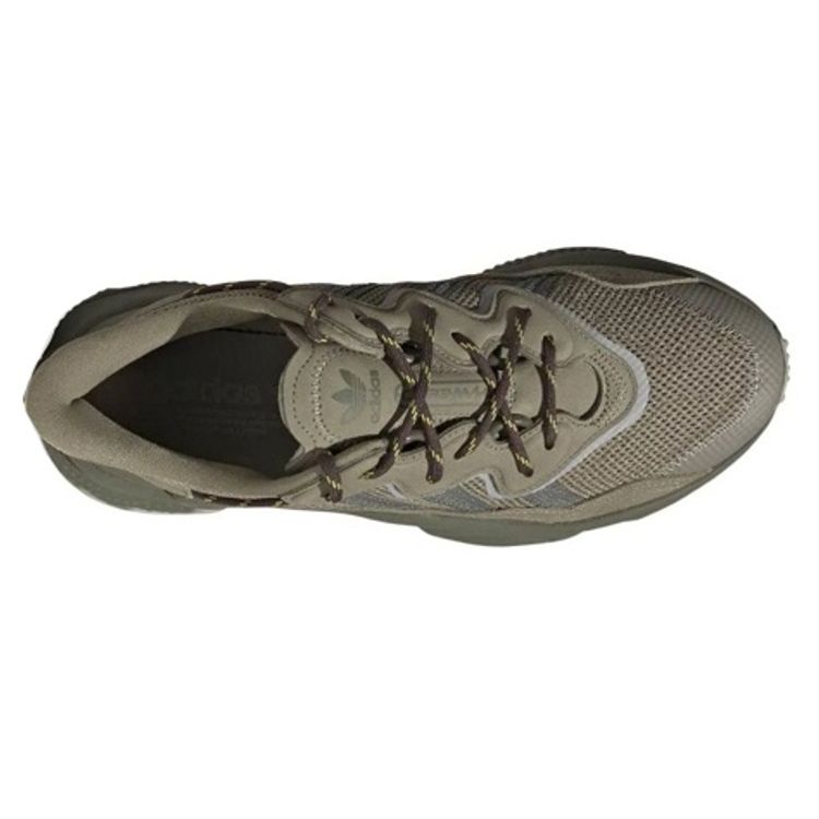 Adidas Originals Fabric Ozweego Sports Trend Durable Low-Top Lifestyle Shoes Unisex Sneakers Brown HP2333