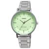 Casio LTP-VT03D-3B Analog Quartz Ladies Watch Mint Green Metallic Metal Band Overseas Model