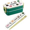 Skater Minecraft Explorer 2-Tier Lunch Box 600ml Antibacterial for Women Made in Japan