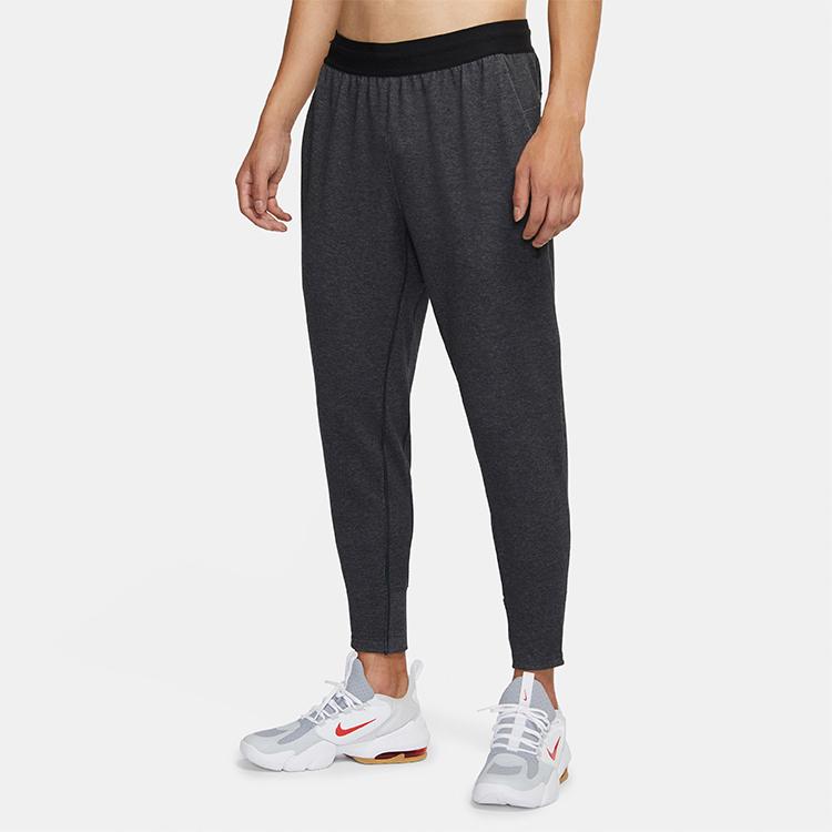 Nike Yoga Casual Long Pants Men Bottoms Dark-Grey CU6784-010