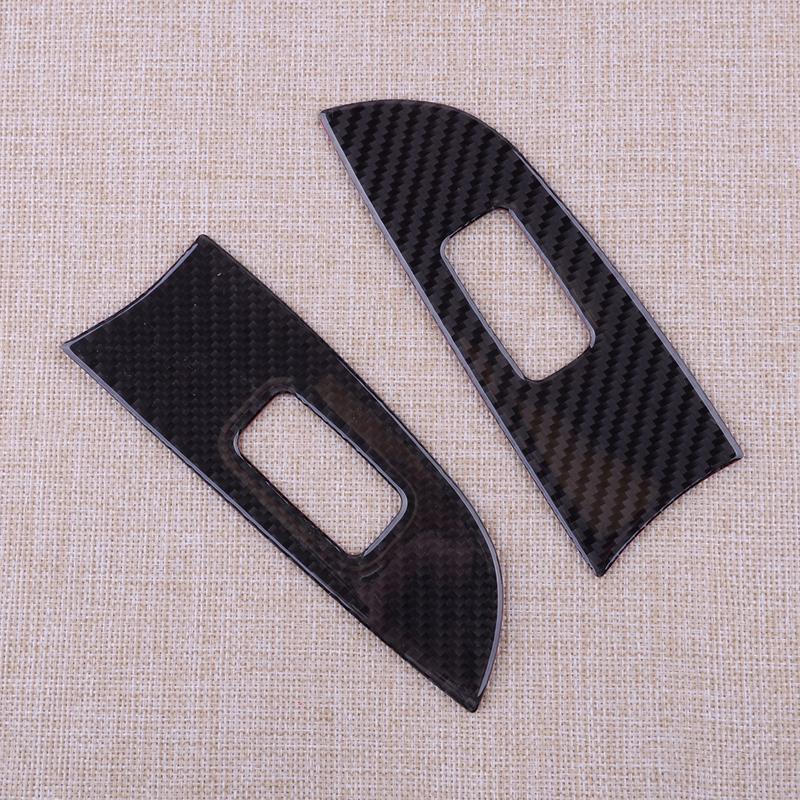 4pcs Carbon Fiber Window Lift Switch Panel Cover Trim Frame Decoration Fit For Lexus IS250 IS350 2006 2007 2008 2009 2010 LHD