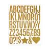 5 Sheets English Letter a-Z Glitter Letter Stickers Shiny Silver Letter Number Sticker  Scrapbook