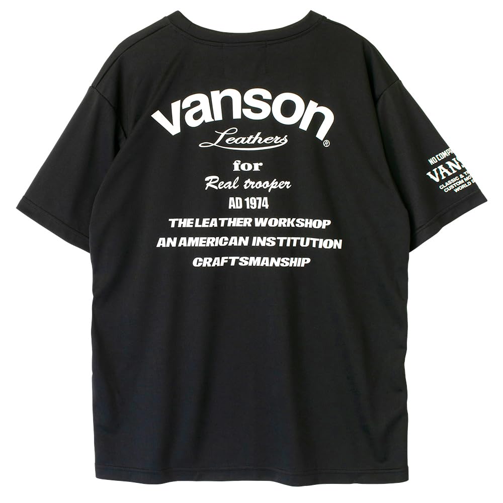 Vanson VSE25806S Men's Moisture-Wicking, Quick-Drying Mesh T-Shirt (2XL, Black/White)