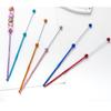 5 Pcs Beads Crochet Hook Set Metal Crochet Needle Handmade Knitting Needle Handmade Crochet Needle for Craft Project