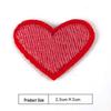 Heart Embroidery Iron-on Patch for Clothing, Shoes, Hats, and Bags