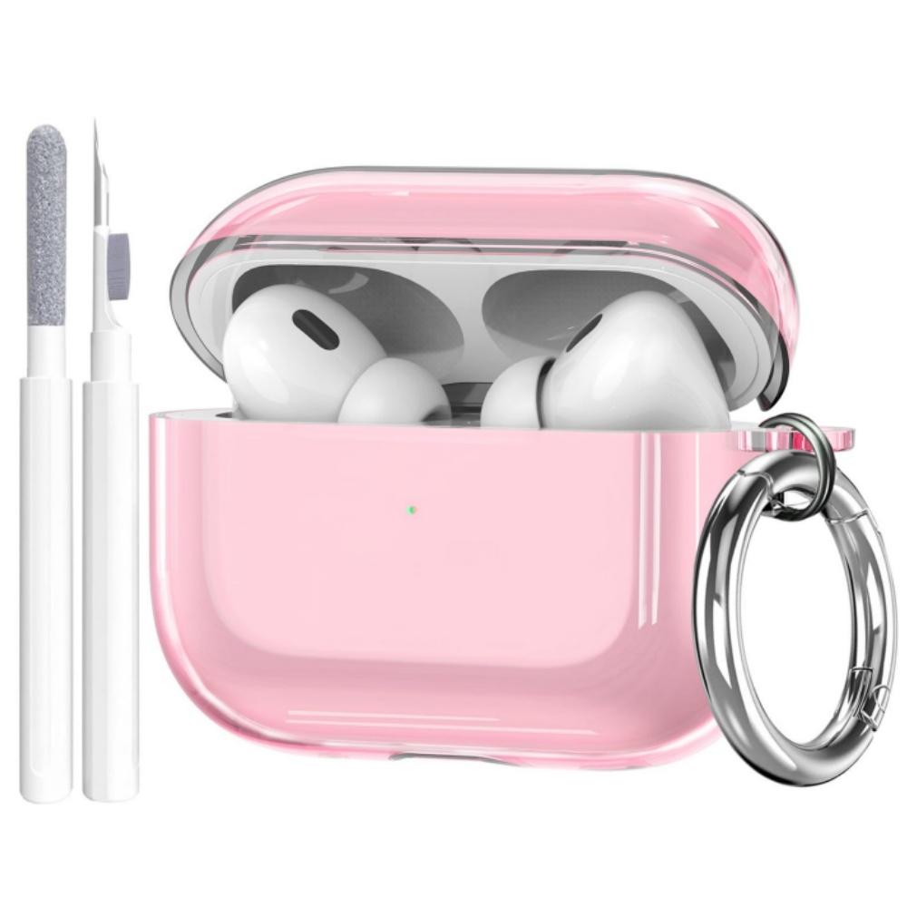New For Airpods Pro 3 Clear Case Shockproof Protective Case with Keychain&Cleaning Pen Case Cover for AirPods Pro 3rd Generation