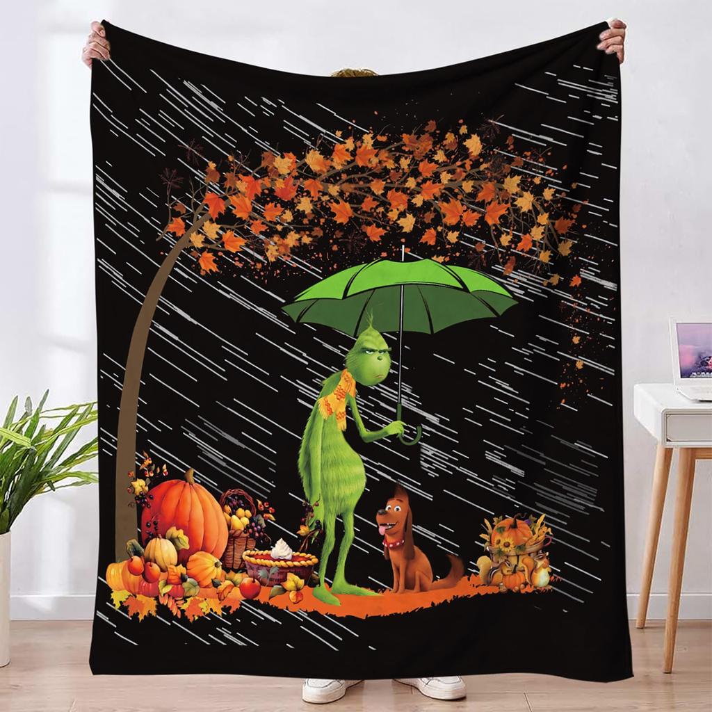 Christmas Blanket Cover Soft And Comfortable Plush Wool Flannel Blanket